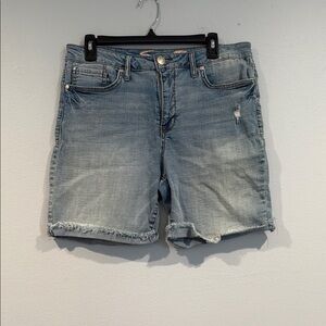 Seven7 Blue Light Wash Sunrise Bermuda Denim Shorts - Size 12